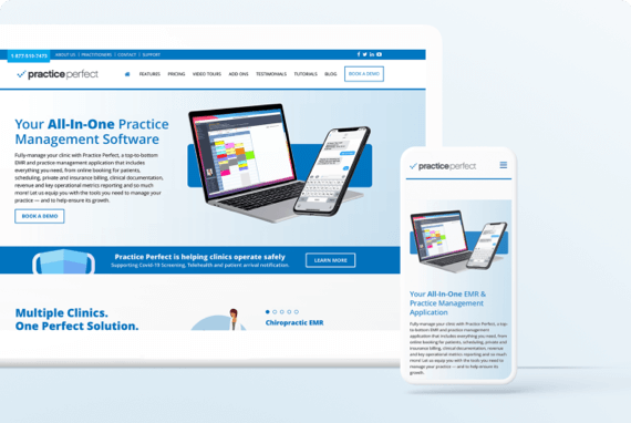 Practice Perfect EMR Digital Campaigns + Website Development