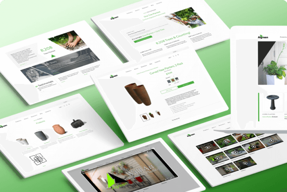 Digital campaigns for Algreen. eCommerce, Website Design & Development