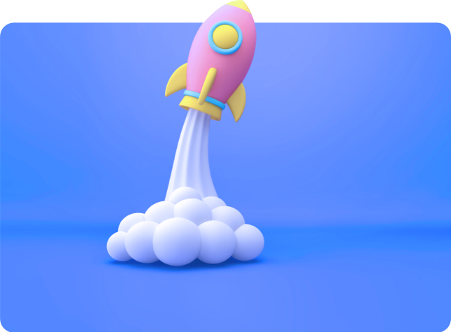 Rocket launch image.