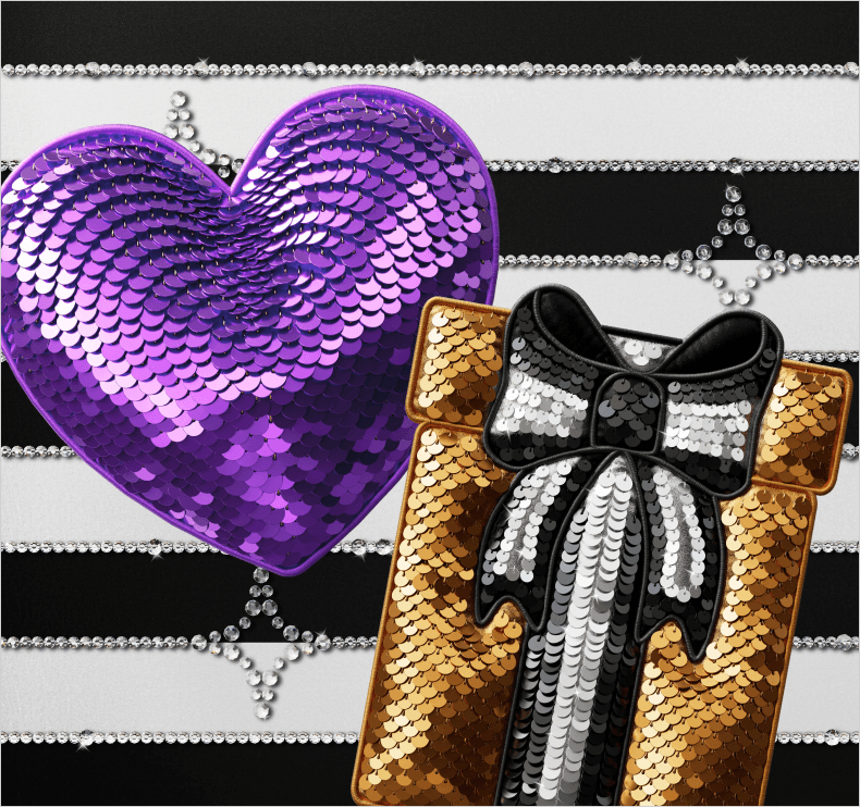 Holiday gift accessories styled to reflect Sephora festive campaign aesthetic