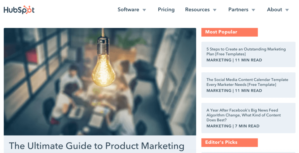 HubSpot marketing blog