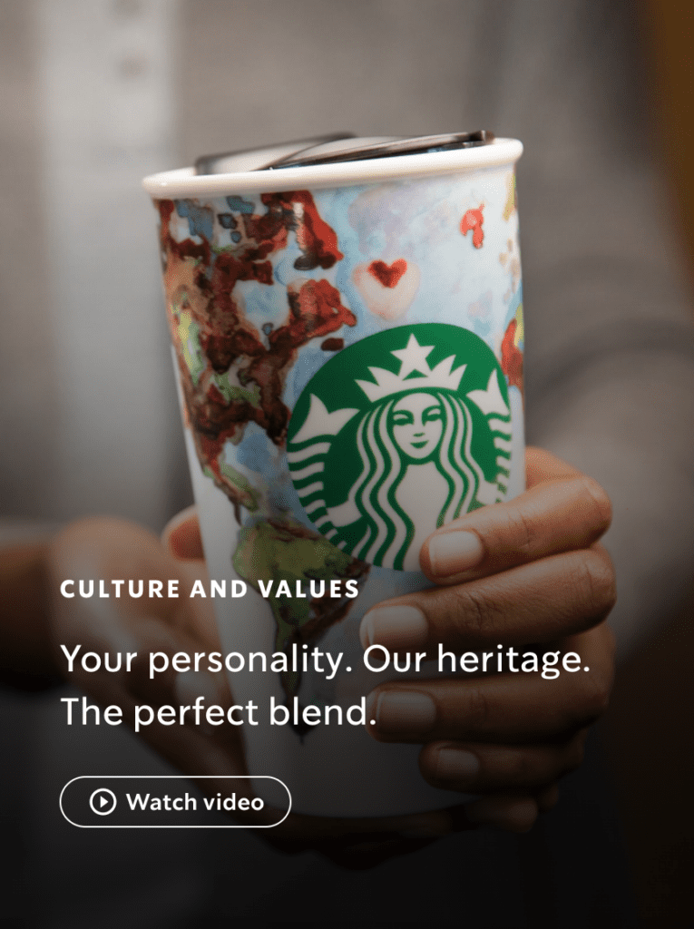 Starbucks Culture and Values brand voice consistency 