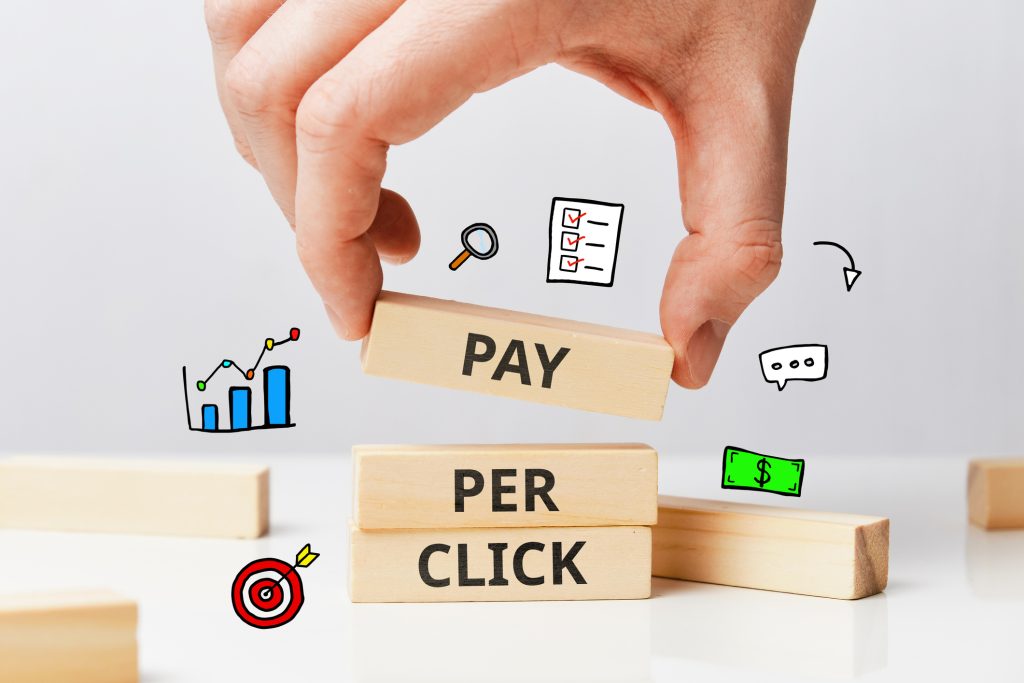 Pay per click ads diagram